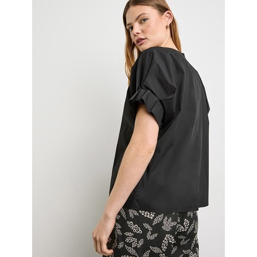 TAIFUN Bluzka w kolorze czarnym Taifun 48 Limango Polska wyprzedaż