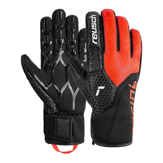 Reusch Rękawiczki funkcyjne &quot;Worldcup Warrior Speedline&quot; w kolorze czarno-czerwonym ze sklepu Limango Polska w kategorii Rękawiczki męskie - zdjęcie 176407869