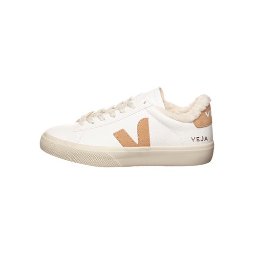 Veja Skórzane sneakersy &quot;Campo&quot; w kolorze biało-beżowym ze sklepu Limango Polska w kategorii Buty sportowe damskie - zdjęcie 176408026