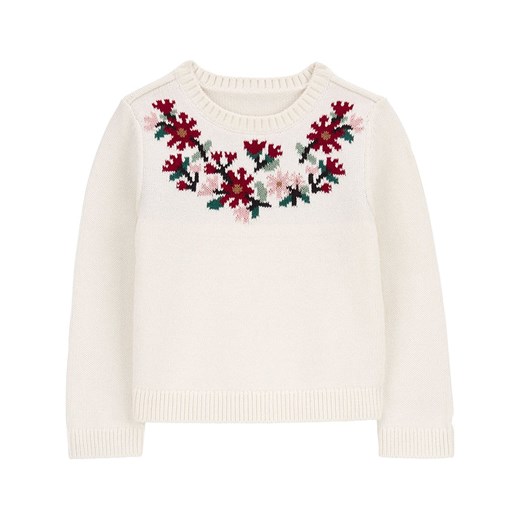 carter's Sweter w kolorze białym 104 promocyjna cena Limango Polska