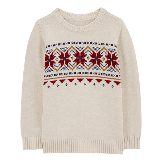carter&apos;s Sweter w kolorze beżowym ze sklepu Limango Polska w kategorii Swetry dziewczęce - zdjęcie 176408506