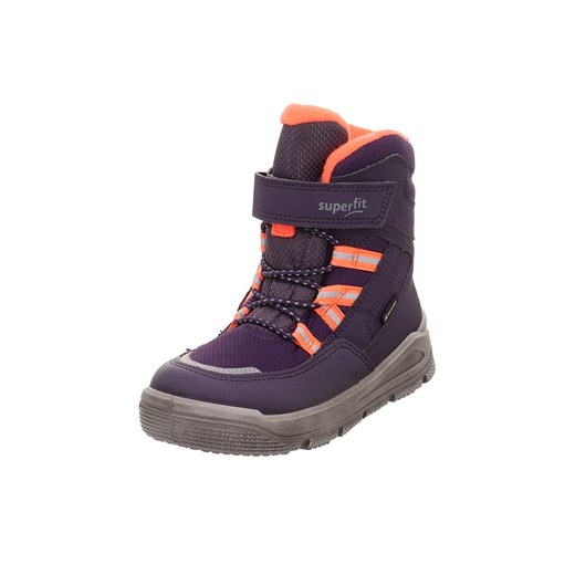superfit Skórzane botki &quot;Mars&quot; w kolorze fioletowo-pomarańczowym Superfit 26 Limango Polska okazja