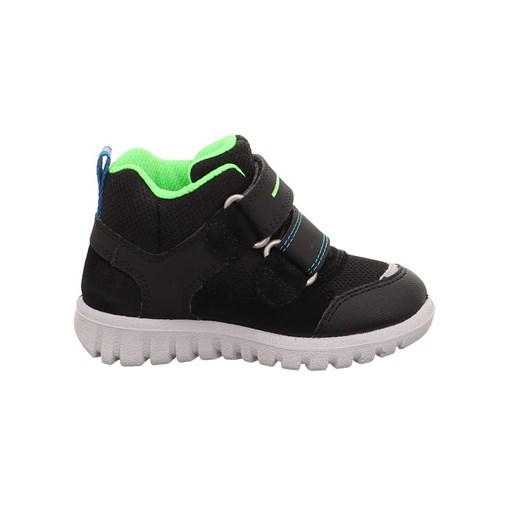 superfit Skórzane sneakersy "Sport 7" w kolorze czarno-zielonym Superfit 35 okazja Limango Polska