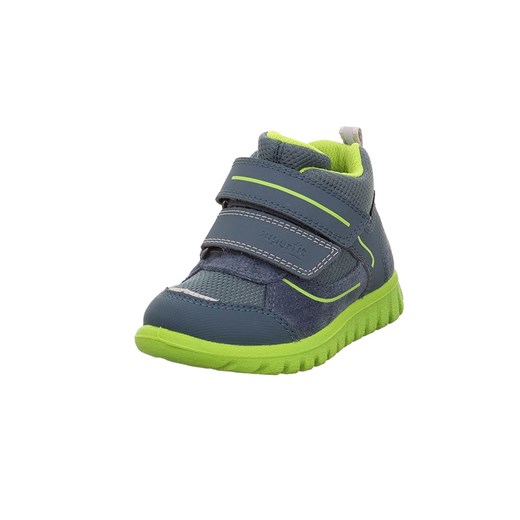 superfit Skórzane sneakersy "Sport 7" w kolorze niebiesko-zielonym Superfit 33 Limango Polska promocyjna cena