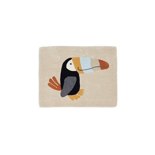 OYOY mini Dywan &quot;Tucan&quot; w kolorze beżowym - 90 x 70 cm Oyoy Mini onesize promocja Limango Polska