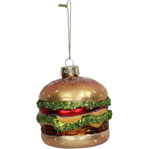 Kersten Bombka &apos;&apos;Hamburger&quot; w kolorze złotym - 10 cm ze sklepu Limango Polska w kategorii Dekoracje bożonarodzeniowe - zdjęcie 176409816