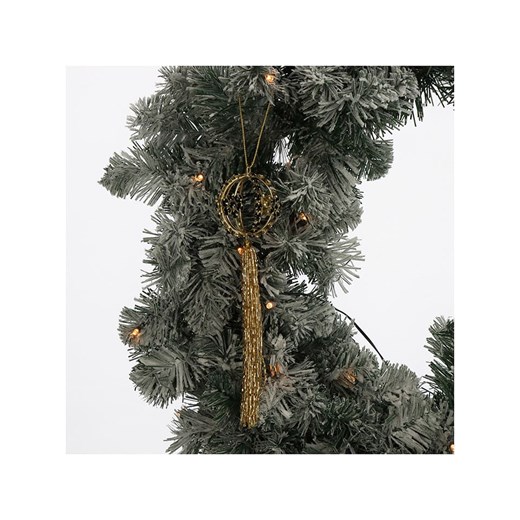 Kersten Zawieszki dekoracyjne (4 szt.) w kolorze czarno-złotym - 23 x Ø 6 cm Kersten onesize wyprzedaż Limango Polska