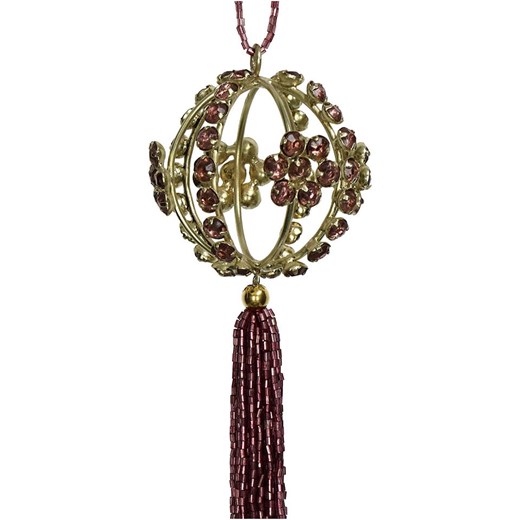 Kersten Zawieszki dekoracyjne (4 szt.) w kolorze różowym - 23 x Ø 6 cm Kersten onesize okazyjna cena Limango Polska