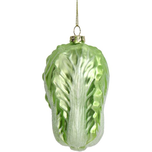 Kersten Bombka &quot;Cabbage&quot; w kolorze zielonym - wys. 10,8  cm ze sklepu Limango Polska w kategorii Dekoracje bożonarodzeniowe - zdjęcie 176410057