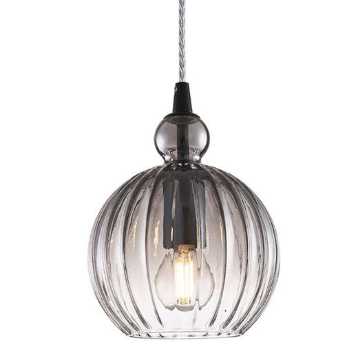 Halo Design Lampa wisząca &quot;Ball&quot; w kolorze szarym - wys. 22 x Ø 15 cm ze sklepu Limango Polska w kategorii Lampy wiszące - zdjęcie 176411097