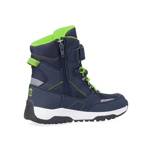 Trollkids Botki zimowe &quot;Lofoten XT&quot; w kolorze granatowo-jasnozielonym Trollkids 39 okazyjna cena Limango Polska