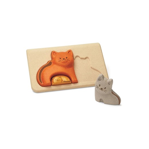 Plan Toys Puzzle drewniane &quot;Koty&quot; - 12 m+ Plan Toys onesize okazja Limango Polska