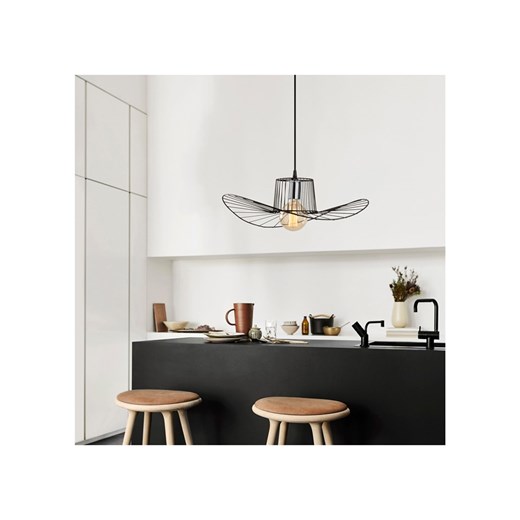 Opviq Lampa wisząca w kolorze czarnym - wys. 24 x Ø 50 cm ze sklepu Limango Polska w kategorii Lampy wiszące - zdjęcie 176412345