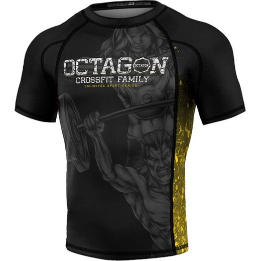 Koszulka męska Rashguard Premium Crossfit Family Octagon ze sklepu SPORT-SHOP.pl w kategorii T-shirty męskie - zdjęcie 176415068