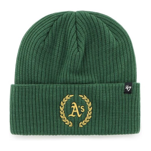 Czapka MLB Oakland Athletics Sky High Cuff Knit 47 Brand ze sklepu SPORT-SHOP.pl w kategorii Czapki zimowe męskie - zdjęcie 176415608