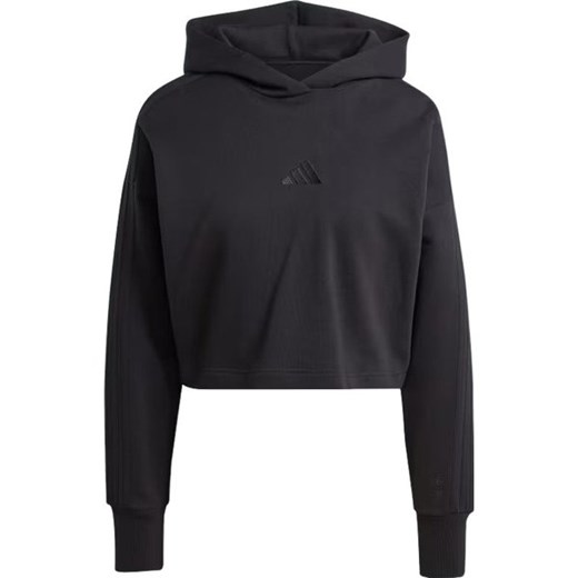 Bluza damska All french Terry 3-Stripes Hoodie Adidas ze sklepu SPORT-SHOP.pl w kategorii Bluzy damskie - zdjęcie 176416549
