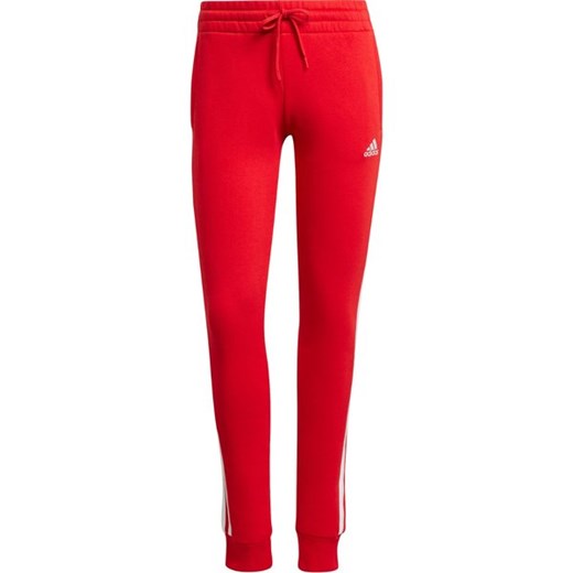 Spodnie dresowe damskie Essentials 3-Stripes Fleece Adidas ze sklepu SPORT-SHOP.pl w kategorii Spodnie damskie - zdjęcie 176417069