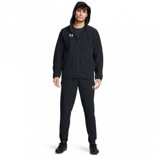 Męski dres komplet treningowy Under Armour UA M\'s Challenger Pro Tracksuit - czarny ze sklepu Sportstylestory.com w kategorii Bluzy męskie - zdjęcie 176418836