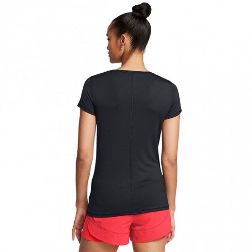 Damska koszulka treningowa Under Armour Tech Mesh SS - czarna ze sklepu Sportstylestory.com w kategorii Bluzki damskie - zdjęcie 176421877