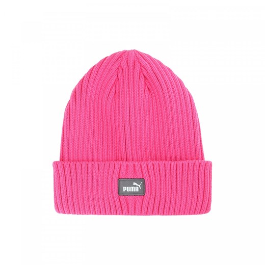 Czapka zimowa uniseks Puma Classic Cuff Beanie - różowa ze sklepu Sportstylestory.com w kategorii Czapki zimowe damskie - zdjęcie 176424875