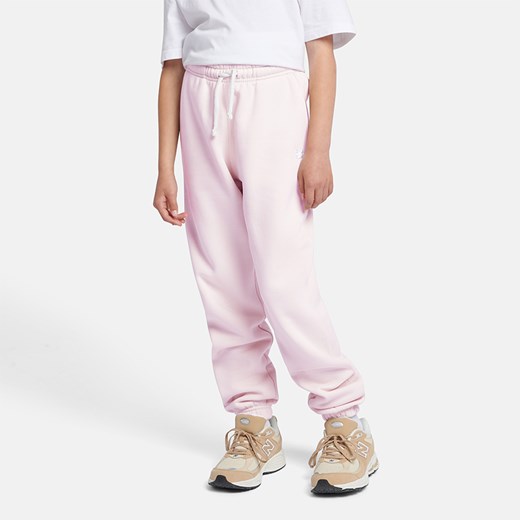 Spodnie dziecięce New Balance LAKG0005LIR – różowe ze sklepu New Balance Poland w kategorii Spodnie dziewczęce - zdjęcie 176430175
