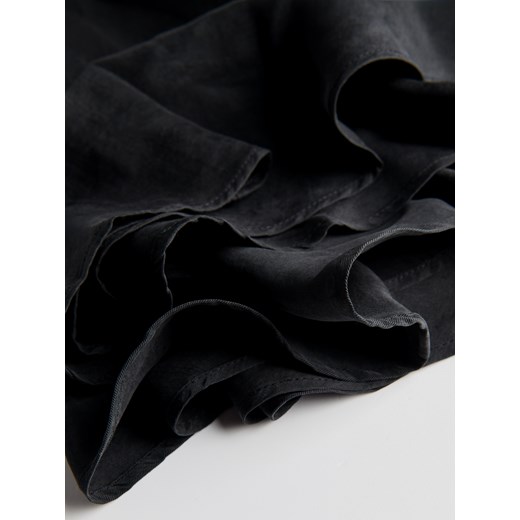 Reserved - Spódnica maxi z lyocellu - czarny Reserved XL Reserved