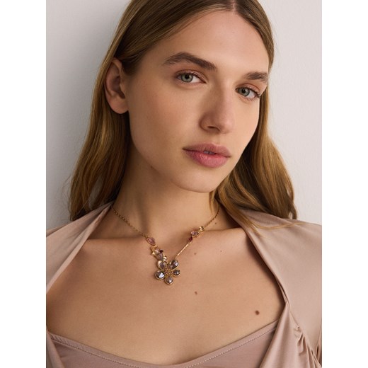 Reserved - Naszyjnik z zawieszką - wielobarwny Reserved ONE SIZE Reserved