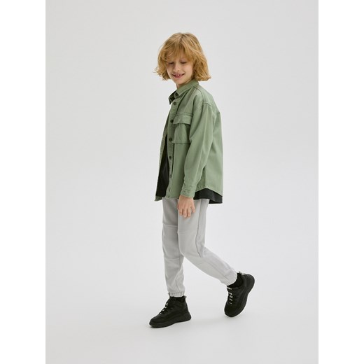 Reserved - Spodnie jogger - jasnoszary Reserved 164 (13 lat) Reserved
