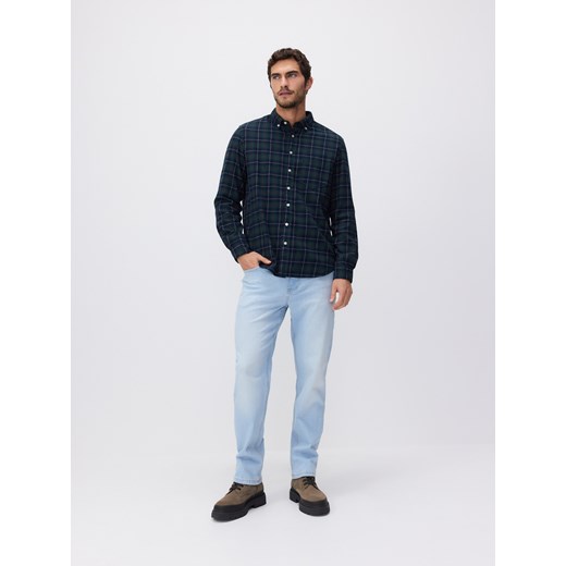 Reserved - Jeansy skinny z efektem sprania - niebieski ze sklepu Reserved w kategorii Jeansy męskie - zdjęcie 176440655