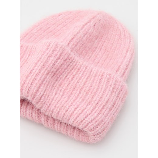 Reserved - Czapka beanie - różowy Reserved ONE SIZE Reserved