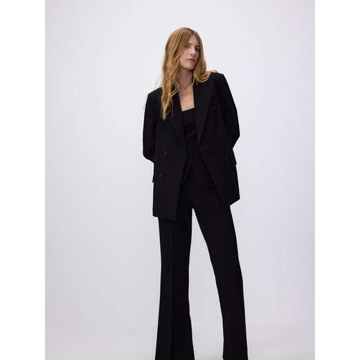 Reserved - Marynarka z błyszczącymi drobinkami - czarny Reserved M Reserved