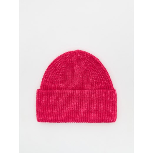 Reserved - Czapka beanie - fuksja ze sklepu Reserved w kategorii Czapki zimowe damskie - zdjęcie 176440946