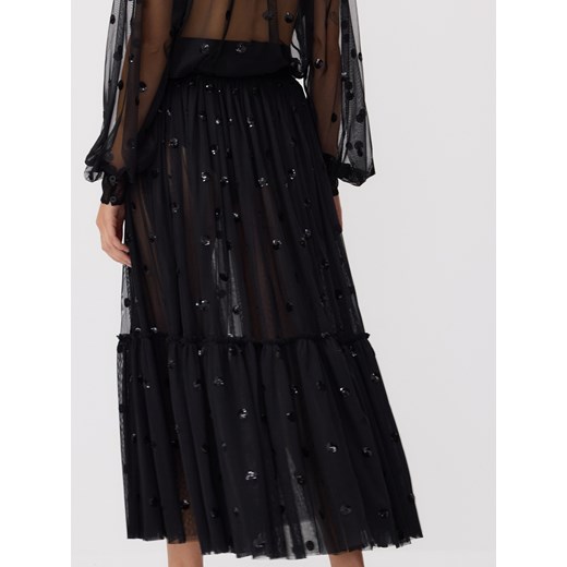 Reserved - Spódnica maxi z cekinami - czarny Reserved XS Reserved
