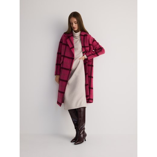 Reserved - Dzianinowa sukienka - beżowy Reserved S Reserved