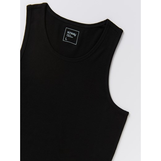 Sinsay - Tank top - czarny Sinsay L Sinsay