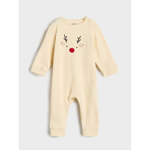 Sinsay - Śpiochy - kremowy Sinsay 56 Sinsay