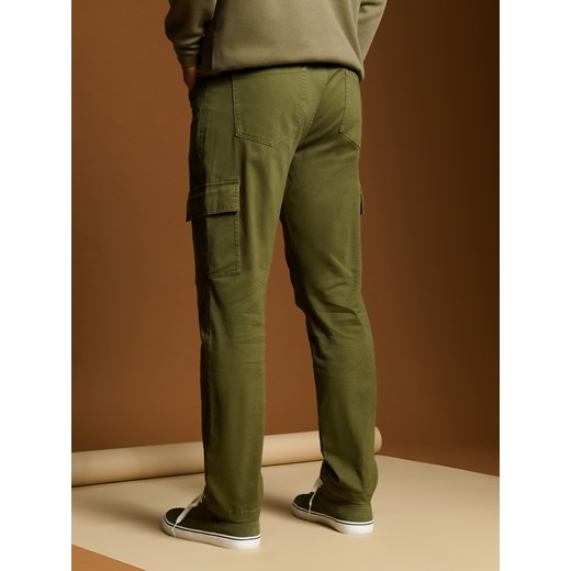Sinsay - Spodnie cargo - khaki Sinsay 30 Sinsay