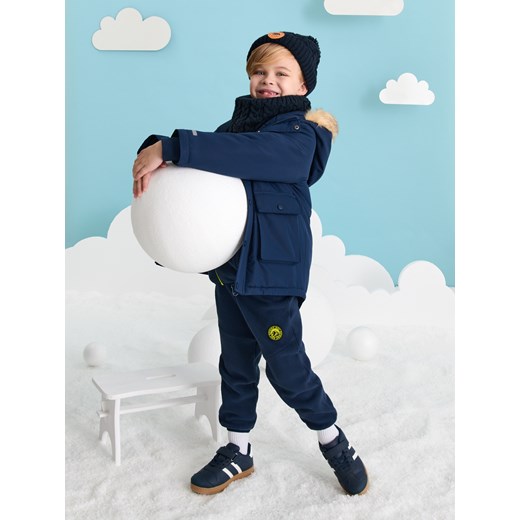 Sinsay - Spodnie polarowe - granatowy Sinsay 104 Sinsay