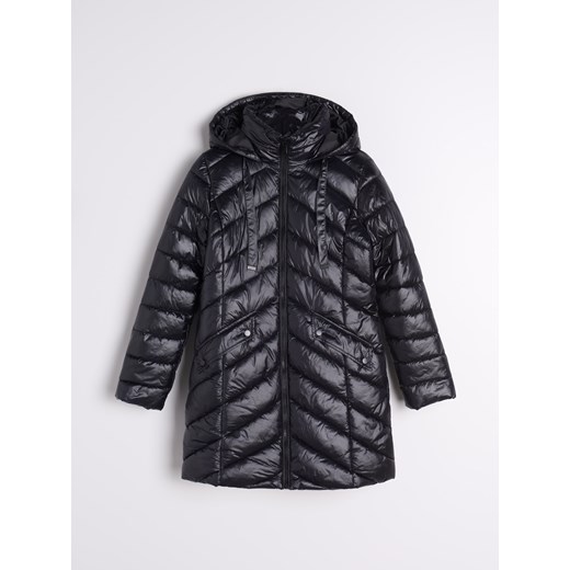 Sinsay - Płaszcz - czarny Sinsay L Sinsay