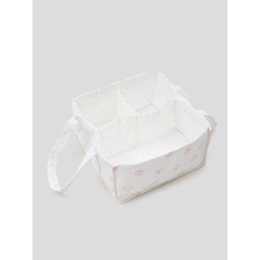 Sinsay - Kosz do przechowywania ze wzorem owieczki - kremowy Sinsay One Size Sinsay
