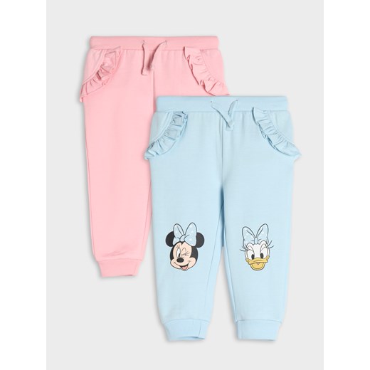 Sinsay - Spodnie dresowe 2 pack Myszka Minnie - niebieski Sinsay 92 Sinsay