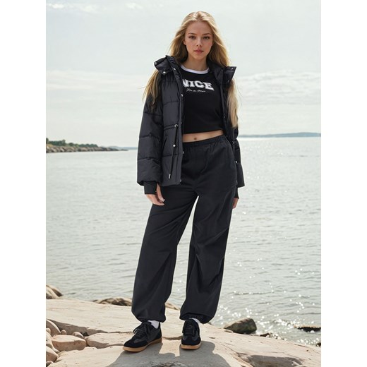 Sinsay - Kurtka - czarny Sinsay XL Sinsay