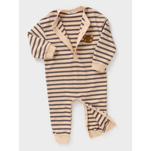 Sinsay - Pajacyk - beżowy Sinsay 62 Sinsay