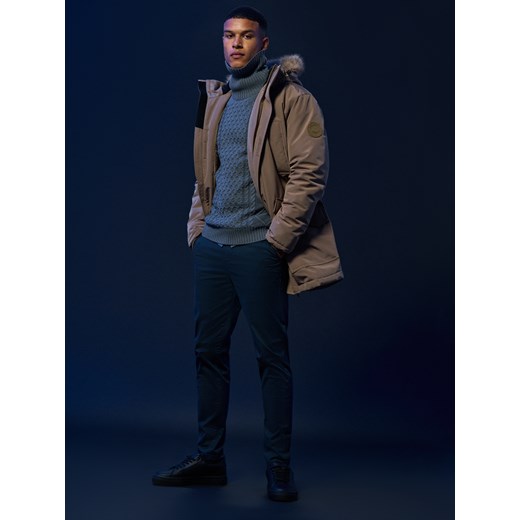 Sinsay - Kurtka parka - beżowy Sinsay XXL Sinsay