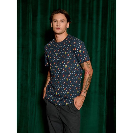 Sinsay - Koszulka Grinch - granatowy Sinsay XXL Sinsay