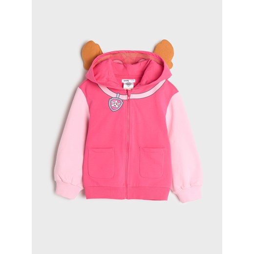 Sinsay - Bluza z kapturem Psi Patrol - różowy Sinsay 104 Sinsay