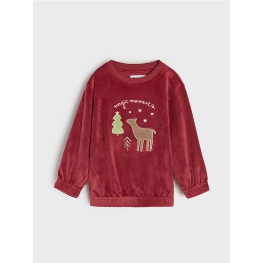Sinsay - Bluza - czerwony ze sklepu Sinsay w kategorii Bluzy dziewczęce - zdjęcie 176463527