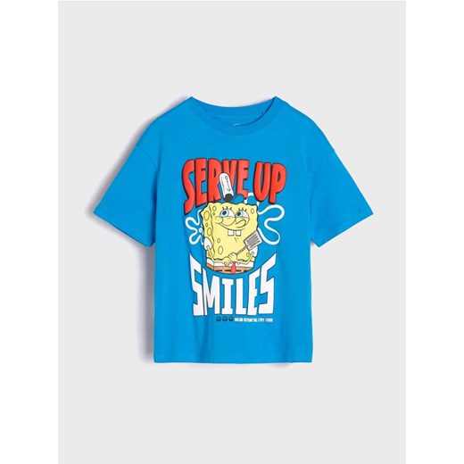 Sinsay - Koszulka SpongeBob - niebieski Sinsay 122 Sinsay