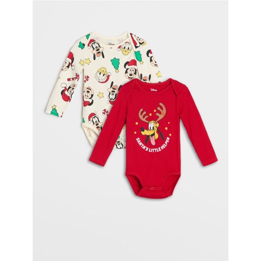 Sinsay - Body Disney 2 pack - kremowy ze sklepu Sinsay w kategorii Body niemowlęce - zdjęcie 176464118