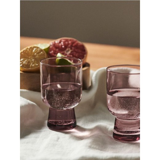 Sinsay - Szklanki 2 pack - fioletowy ze sklepu Sinsay w kategorii Szklanki - zdjęcie 176466016